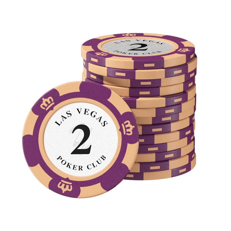 Guansheng Texas Poker Clay Chips 14G Mahjong Poker Room Scoring Chips