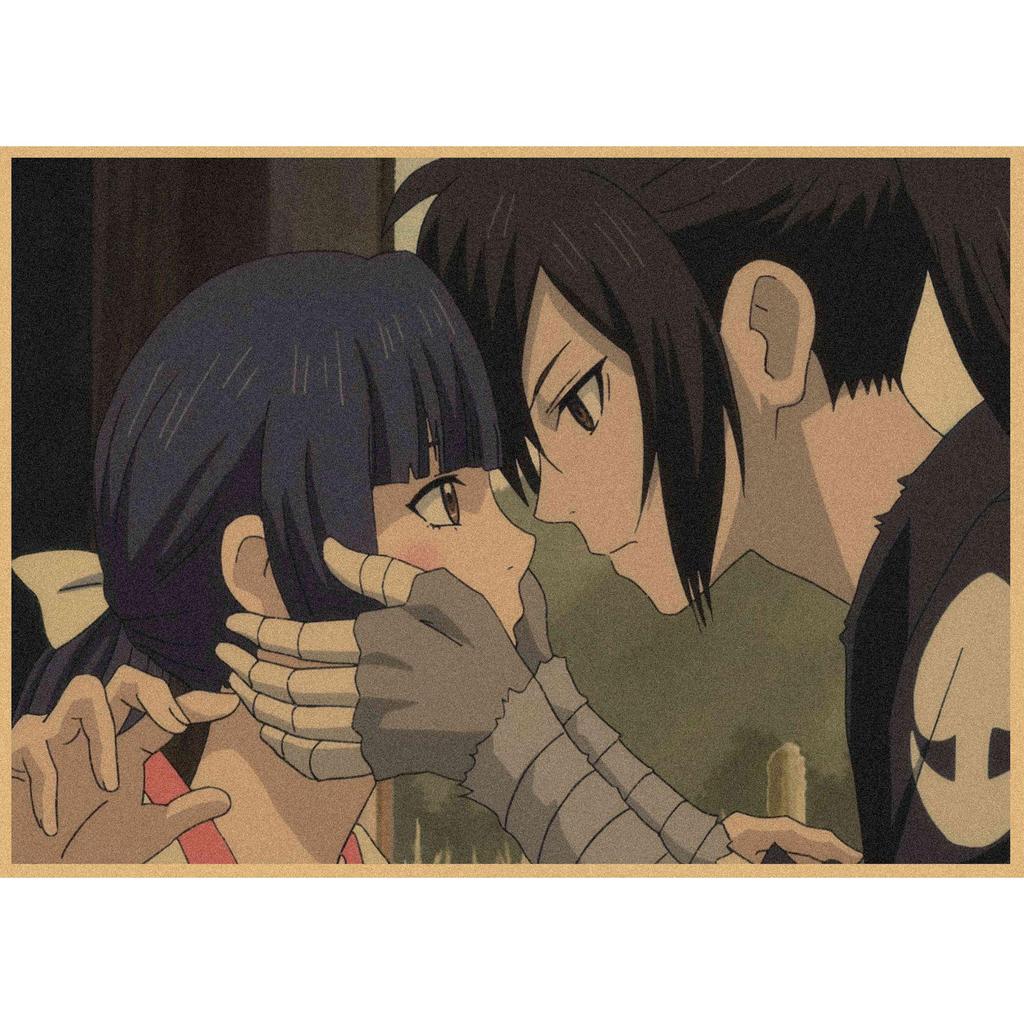 Retro Dororo Anime Poster - Vintage Kraft Paper Wall Art