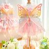Pet Princess Gown for Cats and Small Dog Easy To Wear Butterfly Designs Cats Dress for Pet Birthdays and Photoshoots