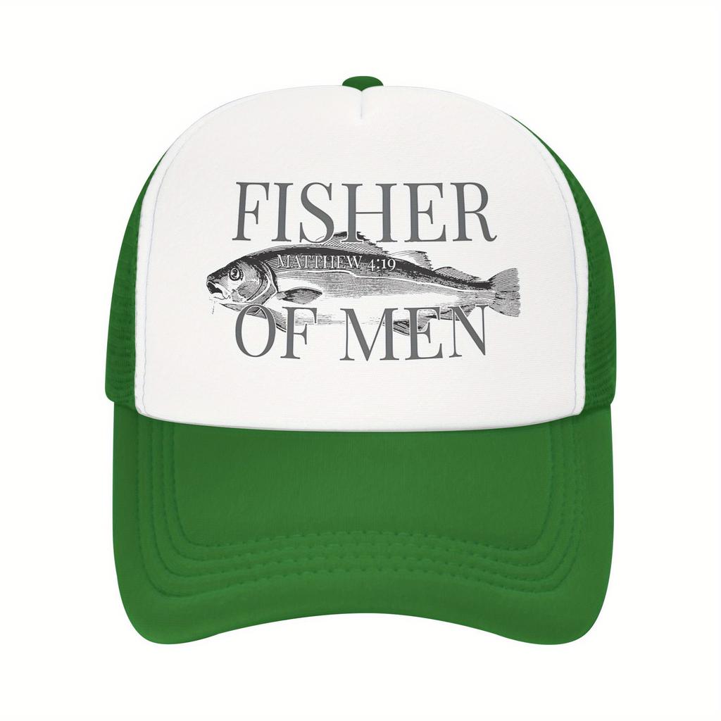 Fisher of Men Matthew 419 Trucker Hat Breathable Mesh Baseball Cap Casual Adjustable Headwear