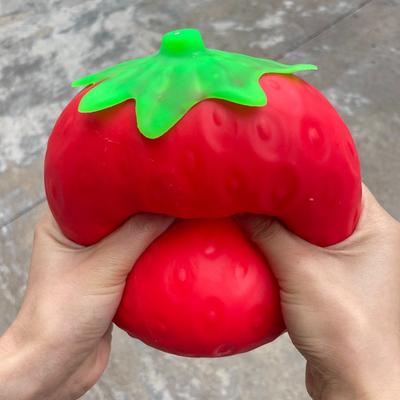 Super Jumbo Strawberry Squishy Toy Slow Rising Simulated Strawberry Antistress Anti-Anxiety Fidget Toy for Adults Friends Gift Presents