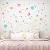 6 Sheet Irregular Polka Dots Wall Stickers, Colorful Boho Wall Decals, Peel and Stick Removable Vinyl Stickers for Playroom Bedroom Nursery