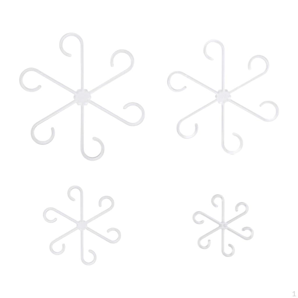 4x Podpěry stonků rostlin Popínavá pokojová rostlina Unikátní zahradní stabilizátor Multifunkční