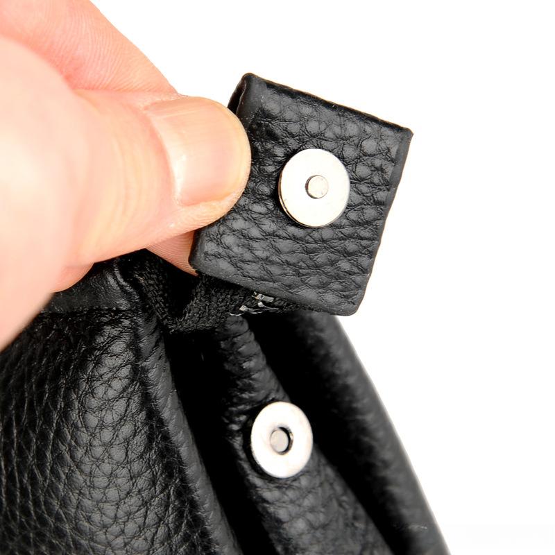 Äkta Herrhandväskor Herrläderväskor Business Casual Kuvertväskor Kohudskuplungar Herrväskor Plånböcker med Stor Kapacitet