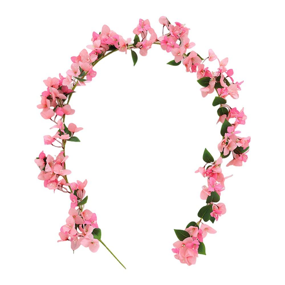 

Multicolor Bougainvillea Artificial Flower Vine Hanging Decoration Green Leaves Simulation Flower Vine DIY Photo Props