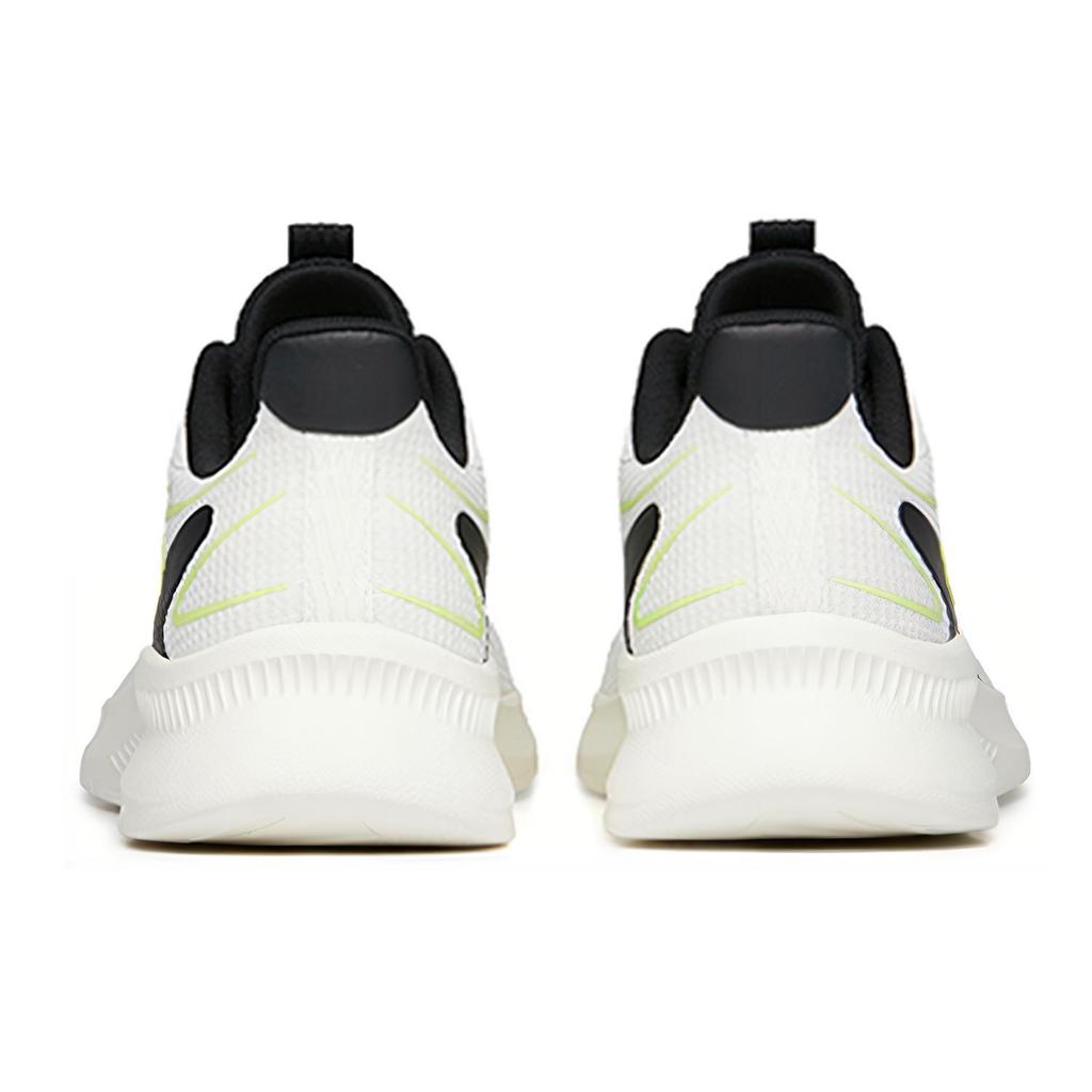 New Anta Running Collection Cushioning Abrasion Resistant And Resilient Properties Low Top Running Shoes Men's White Green 912235581-4