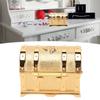 Vintage Jewelry Box Gold Color Retro   Zinc Alloy Scratch Proof Small Jewelry Box for Rings rrings Necklace