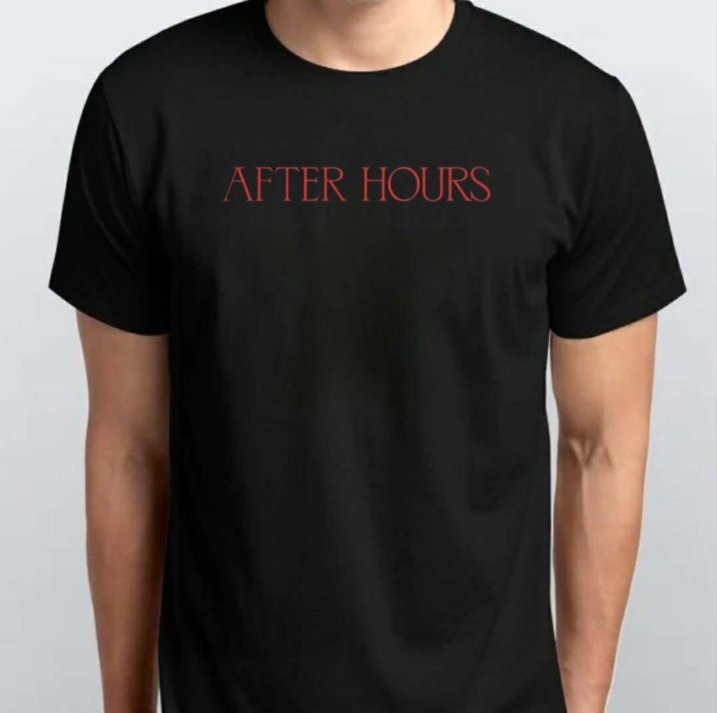 After Hours Graphic Print Unisex T-SHIRT S M L XL XXL 3 4 XL Black White