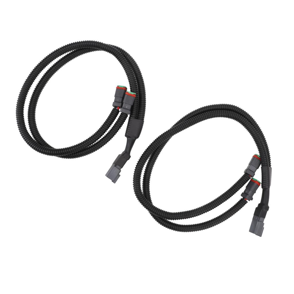 2Pcs DT Wiring Harness Adapter Plug and Play High Power Wiring Harness Adapter Connector for LED