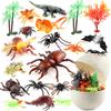 20-Piece Set Of Children'S Insect Model Ornaments, Scene Maps, Cognitive Animal Models, Early Education Toys