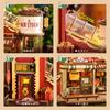 ROBOTIME 3D Puzzle Wooden 3D Wooden Puzzle Music Box with LED Movable Model Mechanical Craft Kit DIY Craft Assembly Feeling of Accomplishment Killing