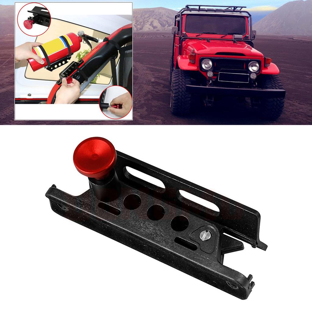 Aluminum Fire Extinguishers Mount set Metal Fire Extinguishers Holder Vehicle Fire Extinguishers Brackets Simple Install