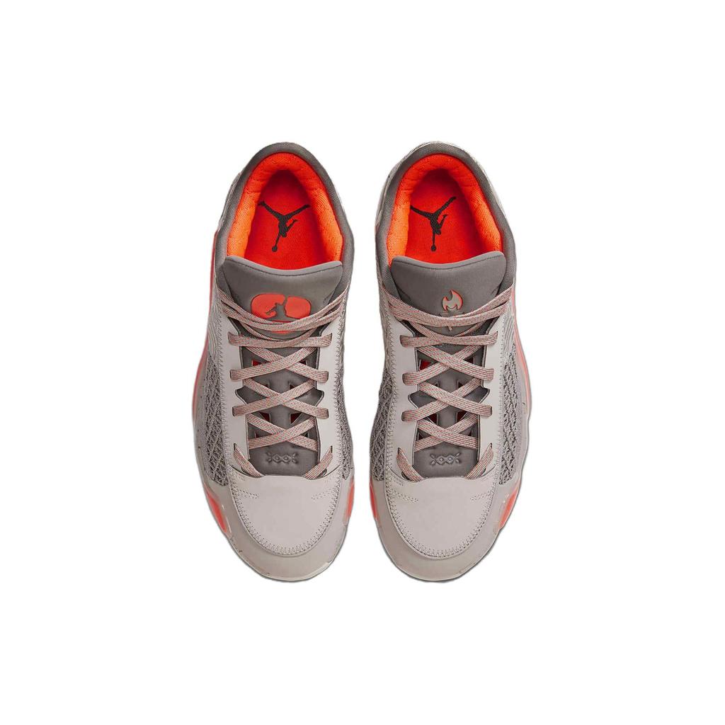 Air Jordan 38 Low Torch Men Sneakers Grey Cement-Grey Hyper-Crimson FZ4161-002