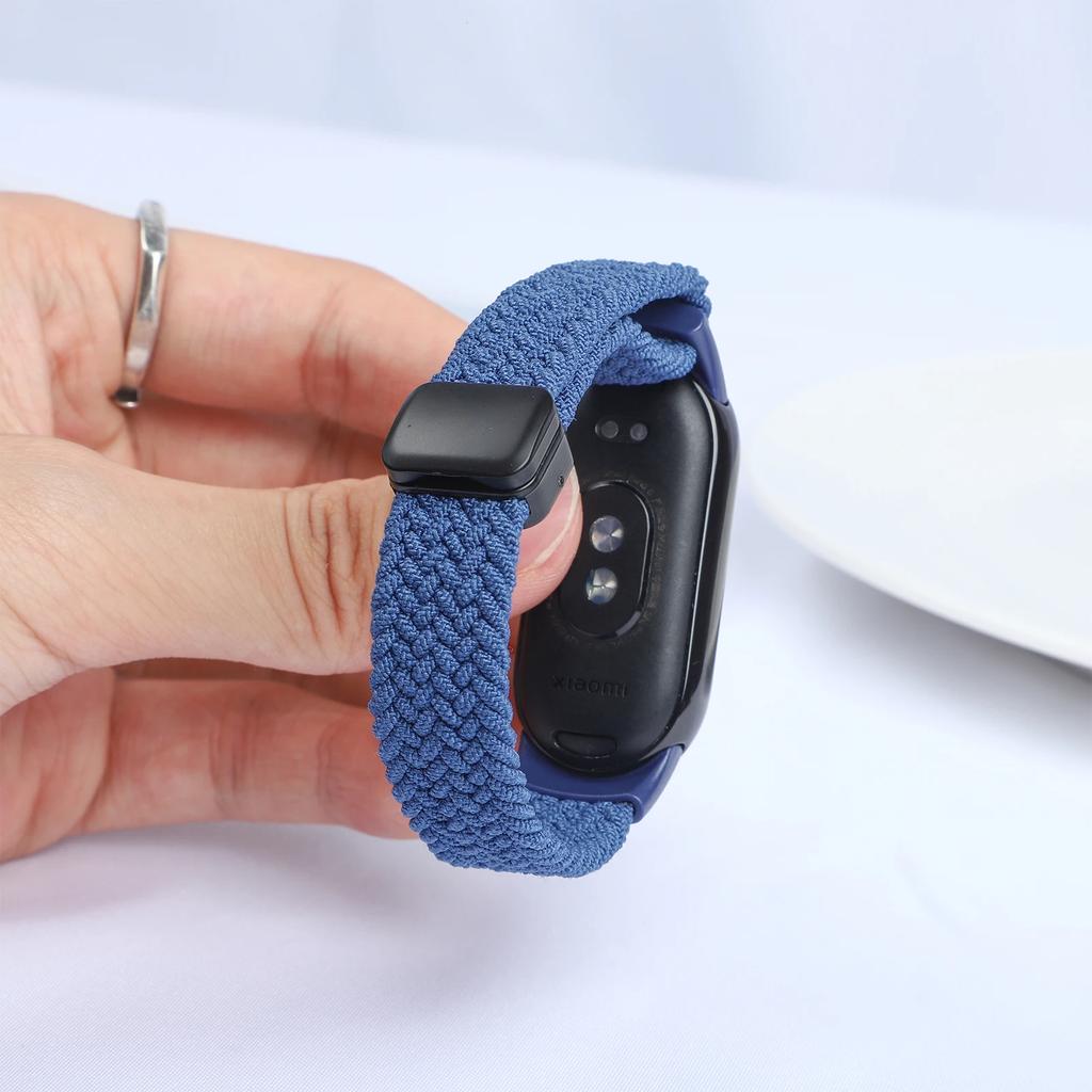 Magnetic Braided strap for Xiaomi Mi Band 10 Accessories breathable nylon Bracelet belt pulseira correas for Xiaomi Mi band 9 8