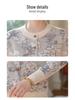 Stylish Spring Knit Cardigan Set for Middle-Aged and Elderly Women, Tummy-Covering Slim Fit Top