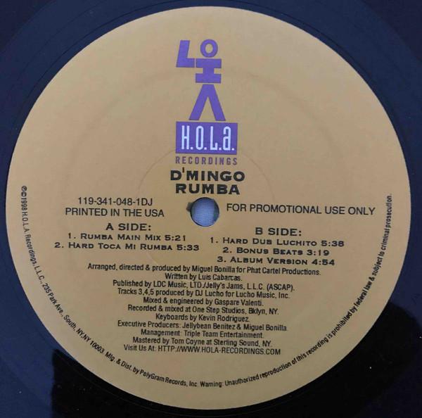 

12inch Record D MINGO - Rumba 1193410481DJPRO H.O.L.A. Record 1998 US Latin Used
