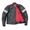 Nankai Motorcycle Leather Jacket Line L [Nankai Parts] Black/White Size RDJ-35A