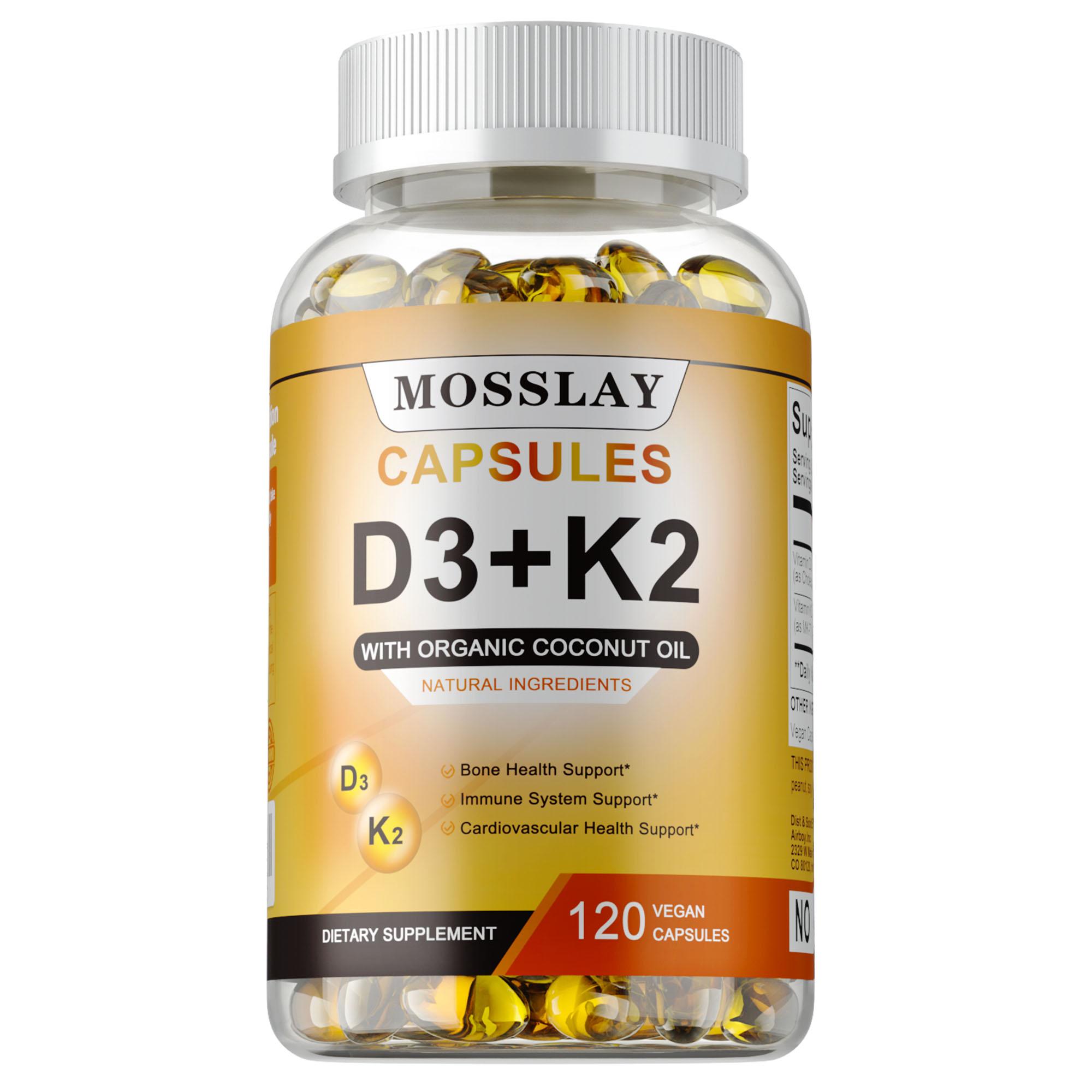 

Rich in high concentrations of vitamins D3 and K2, this two-in-one formula is gentle, easily absorbed, and suitable for adults. 120