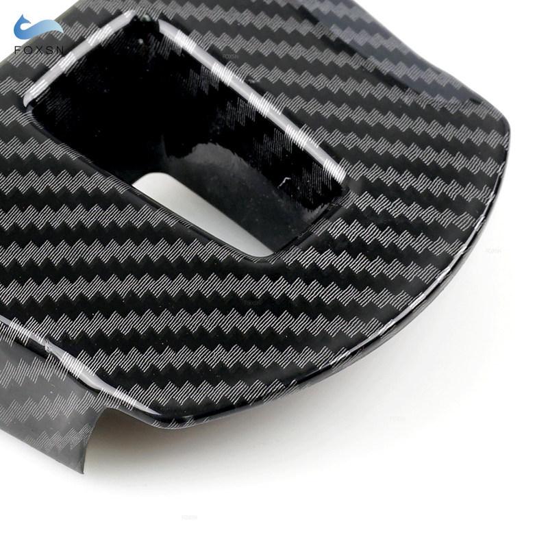 Für VW Golf 5 6 Jetta Bora Polo Passat B6 B7 Touran Tiguan CC Innenraum-Lenkradpanel-Abdeckung mit Carbon-Textur Schutzleiste