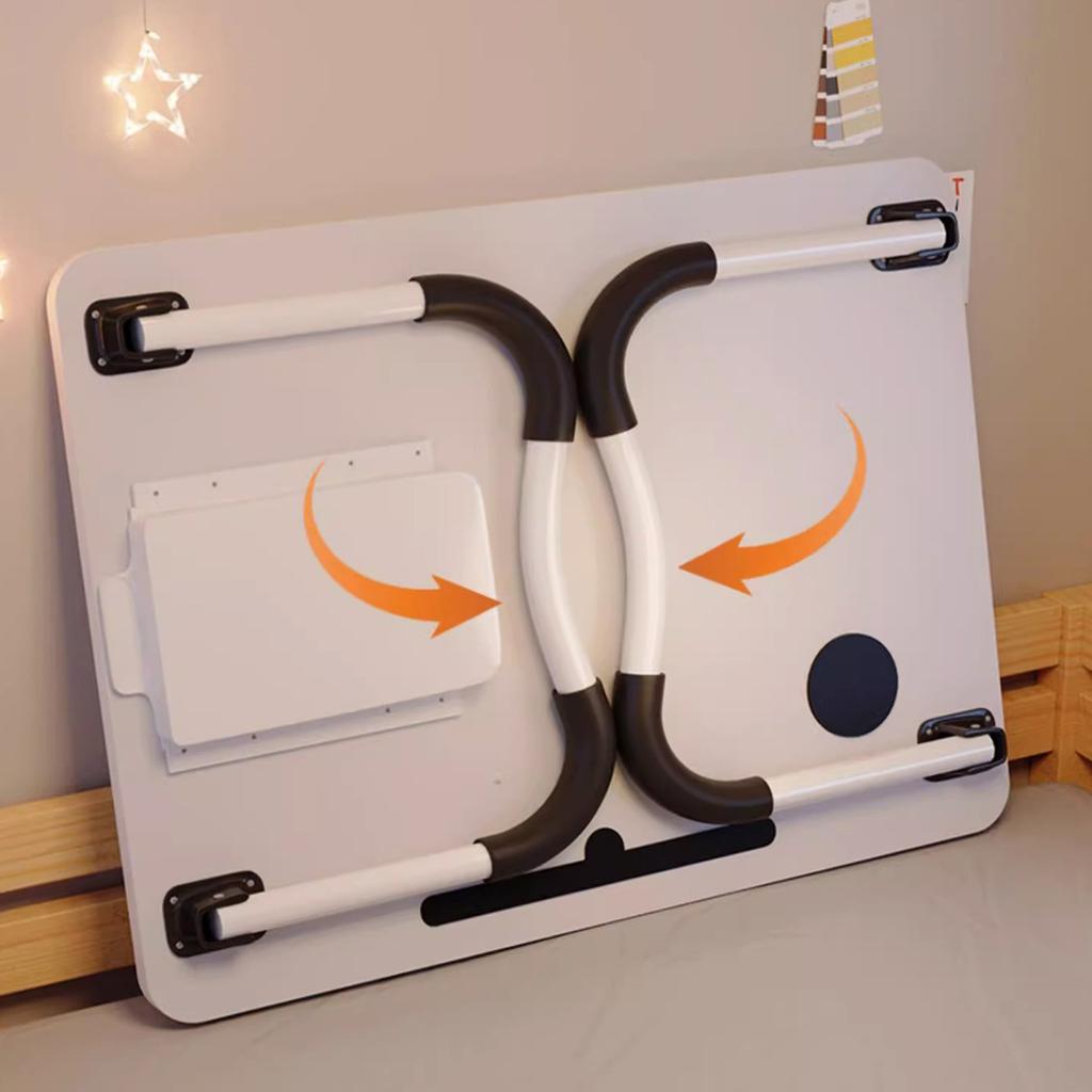 Laptop Bed Desk Foldable Portable Bed Table Tray Stand with Cup Holder Drawer for Sofa Floor Reading Writing Eating
