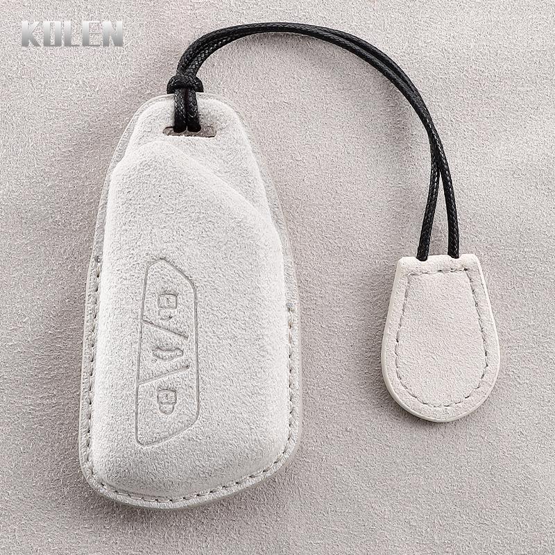כיסוי מעור למפתח רכב שלט רחוק מעטפת עבור VW Volkswagen גולף 8 2020 סקודה אוקטביה A8 2021 סיאט לאון MK4 מחזיק מגן למפתח