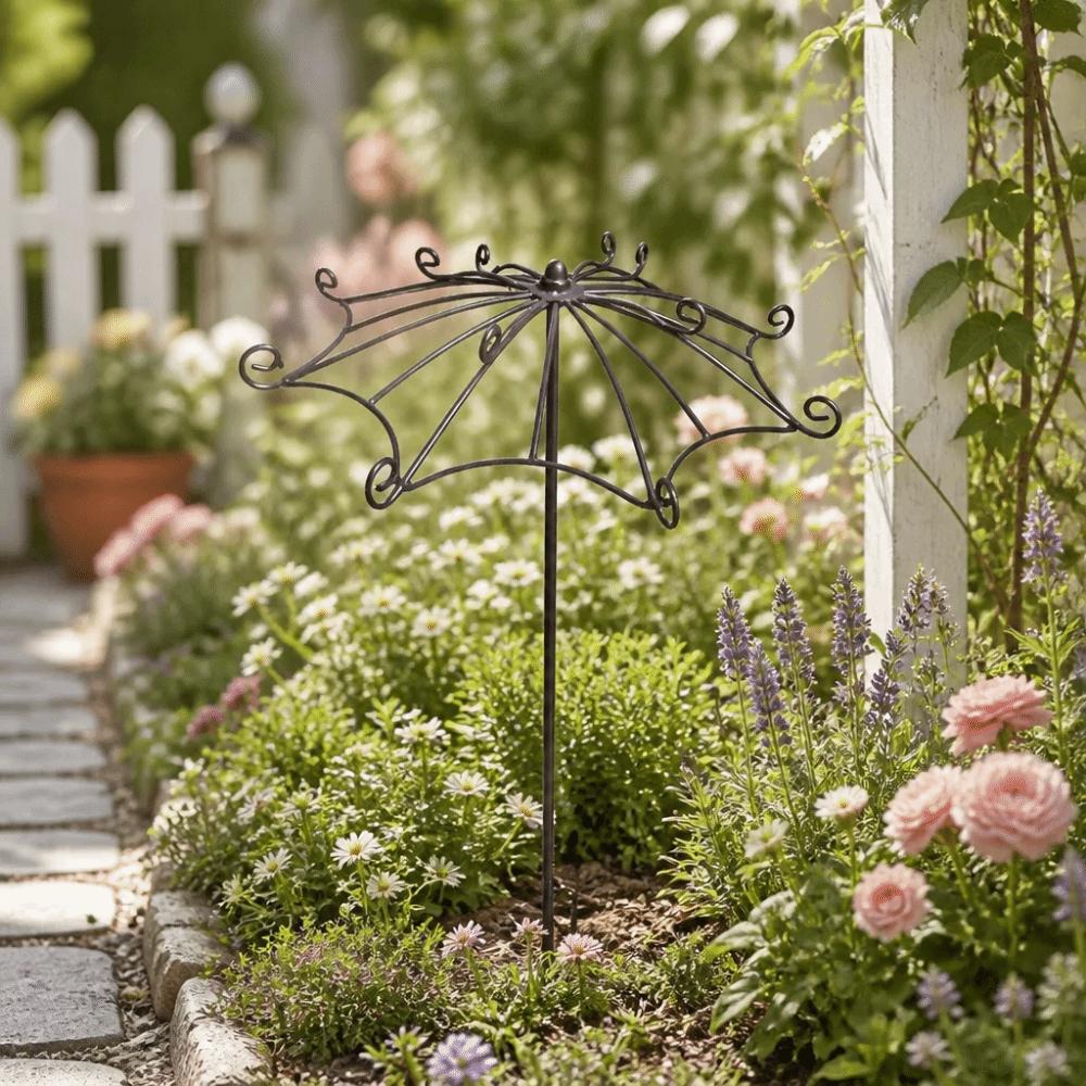 Hollow Out Plant Climbing Frame Rustic Style Flower Rack Retro Style Flower Arrangement Balcony