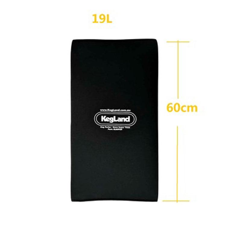KegLand Barutstyr 9,5/19L Fat Jakke Ølfat Parka (Supertykk Svart) Hjemmebrygging Barverktøy