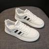 Flat bottom lightweight soft sole leather little white shoes women's shoes early spring new student board shoes casual sports shoes