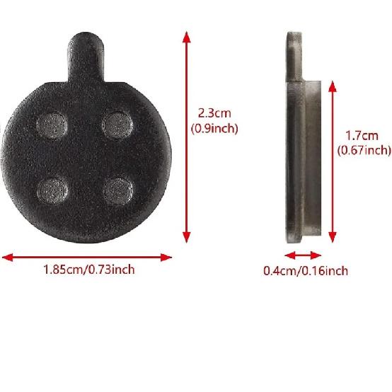 12 pcs /24 pcs Brake Pads Replacement Parts for Xiaomi M365 PRO Electric Scooter Mi Scooter Brake Caliper Brake Pad Parts