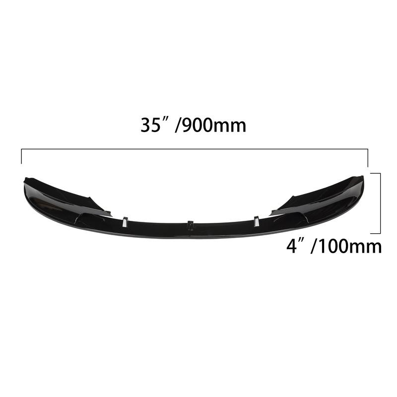 Car Front Bumper Spoiler Lip Splitter Body Kit Bumper Lip Chin Diffuser Guard For BMW 4 Series F30 M-Sport 2014-2019