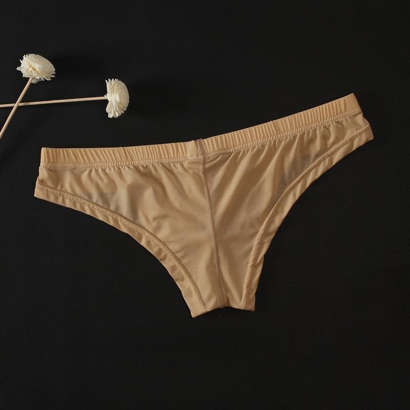 Comfortable Men G-string Underwear Sheer Briefs Underpants Thongs Bikini
