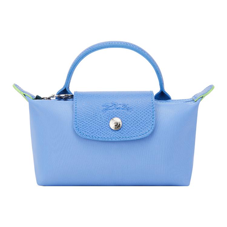 

Longchamp Le Pliage Green Logo Snap Zipper Minimalist Recycled Polyamide Canvas With Leather Dumpling Tote Bag Women Tote Bags 34175919P82 Basic Set (Bag)