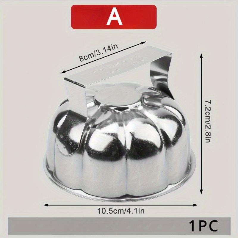 

Японская форма из нержавеющей стали 304 для формовки риса с папайей и тыквой для сэндвичей и презентации блюд A серебряный