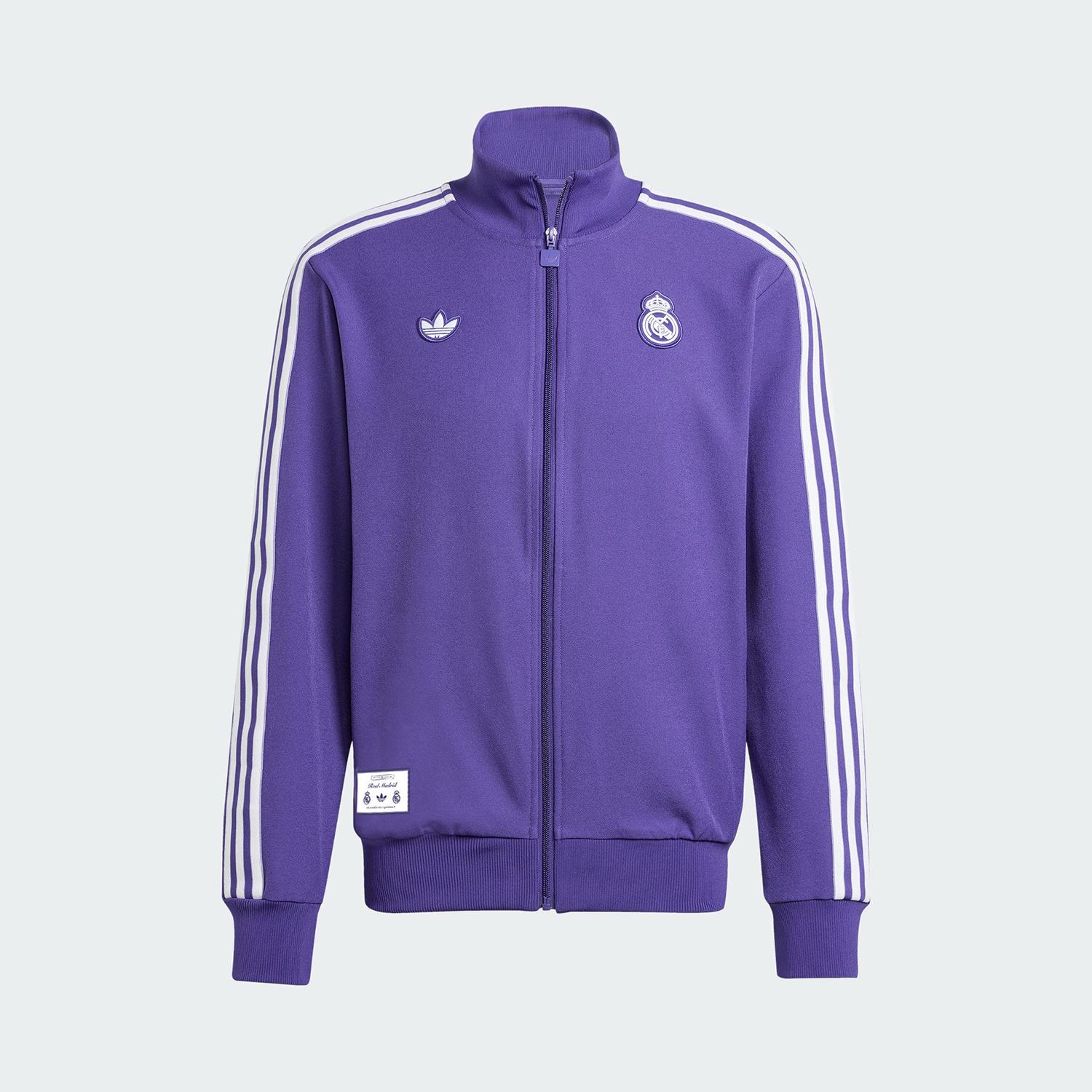 

Офіційна оригінальна чоловіча тренувальна куртка Adidas з трьома смугами та коміром-стійкою для футболу JF2582 185 112A XXL