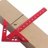 Hohe Genauigkeit Holzbearbeitungs-Mittelpunktsucher & Winkelmesser Aluminium-Anreißwerkzeuge Ergonomisches Holzbearbeitungs-Messwerkzeug