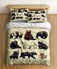 Greek Goat Garden Bedding Set King Queen Double Full Twin Single Size Duvet Cover Pillow Case Bed Linen Set