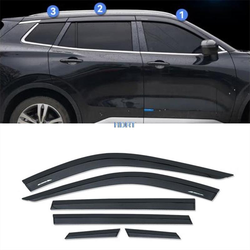 Car Styling Weather Shield Window Visor Deflector For Ford Equator Sport Territory 2022 + Sun Rain Screen Shelter Accessories