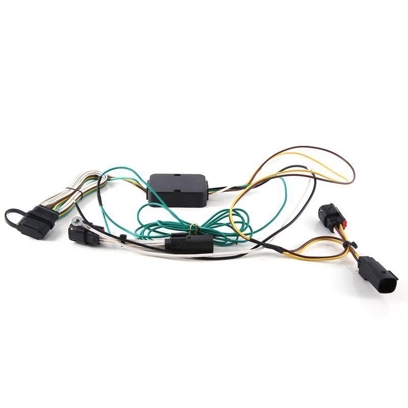 ATT-4 Way Trailer Wiring Harness Connector Plug 118847 ABS Interior Accessories For Jeep Grand Cherokee L 2021-2022