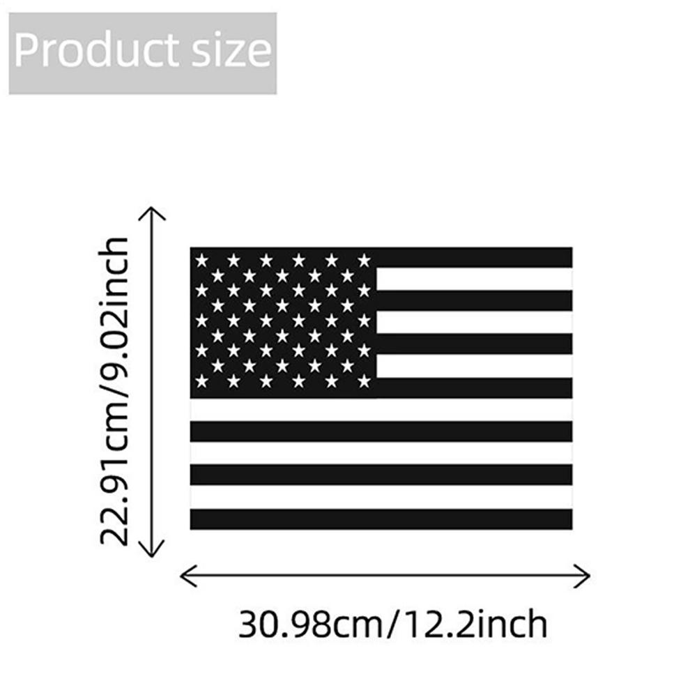 

Наклейки на заднє скло для вантажівок Прапор Автомобільні аксесуари для заднього бічного скла Декоративна плівка Автомобільна наклейка для зовнішнього використання Пікап чорний