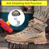 High Top Safety Shoes for Men Anti Puncture Safety Boots Men Steel Toe Sneakers Work Man Safety Work Shoes Men Winter Work Boots