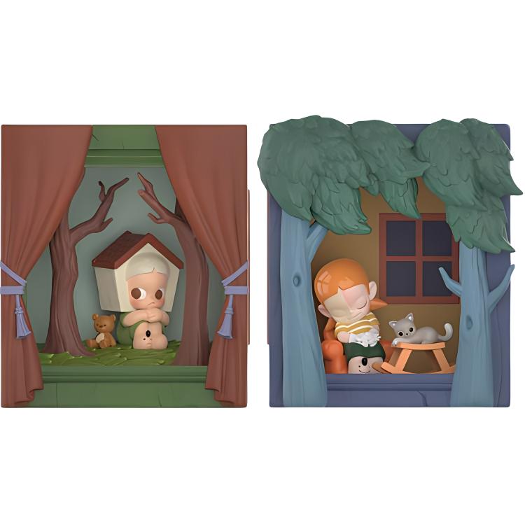 

New POP MART Zsiga Window Dolls Inside And Outside Trend Based Products 12.3cm PPMT-2503-0001 Zsiga Window inside and outside Figure