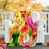 1pc T-Tinkerbell2 Theme Blanket - Digital Print, Polyester, Cozy for All Seasons, Perfect for Outdoor, and Travel