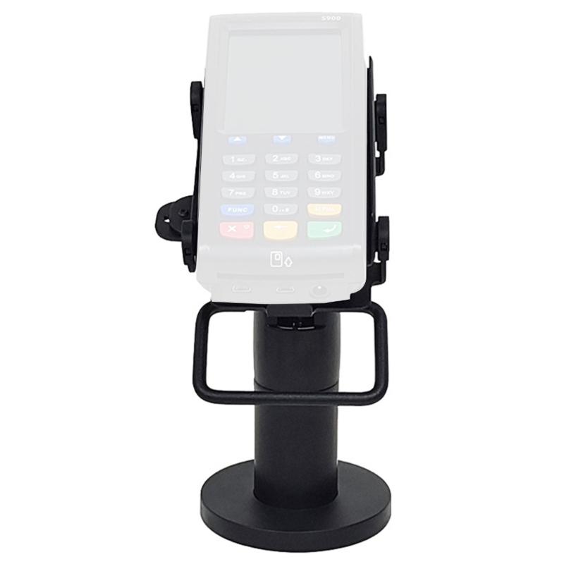 Desk Mounted POS Machine Bracket Antislip Pad POS Machine Display Bracket Cashiers Rack for Cash Register