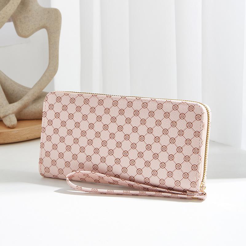 Women Wallets Printed Zipper Long Wallet Clutch Purse Coin Card Holder