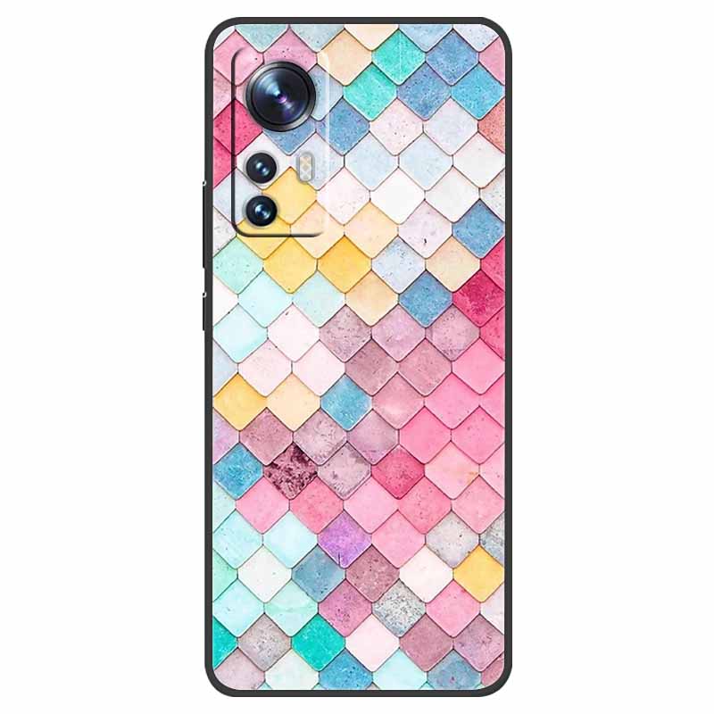For Xiaomi 12 Lite 5G Case Shockproof Soft Silicone TPU Back Cover For Xiaomi Mi 12 Lite 5G Phone Case Mi12Lite 12Lite Cartoon
