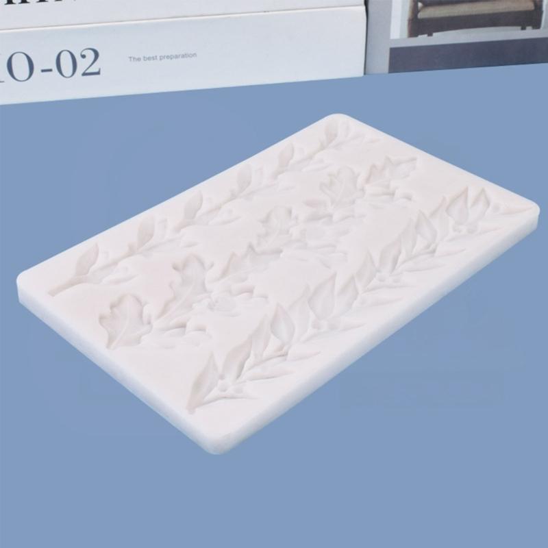 Leaf Fruit Silicone Mold Chocolate Candy Clay Mold for Diy Dessert Crystal Mold Handmade Cupcake Decor Baking Tool