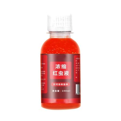Konzentrierte rote Wurmflüssigkeit zum Angeln, Fischmaterial, Fischköder, Fischköder, Fischköder, Fischöffnung, 100 ml