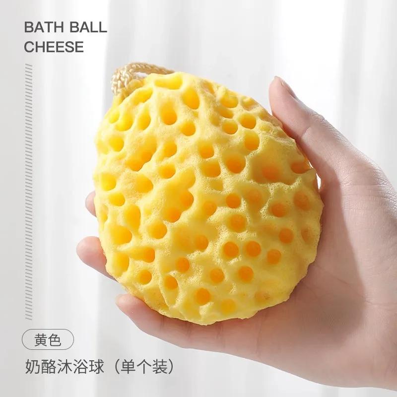 Mjukt Nät Duschsvamp Boll Nylon Baby Rengöringsborste Duschskum Kroppsrengörare Exfolierande Skrubb Duschboll Badrumsprodukter