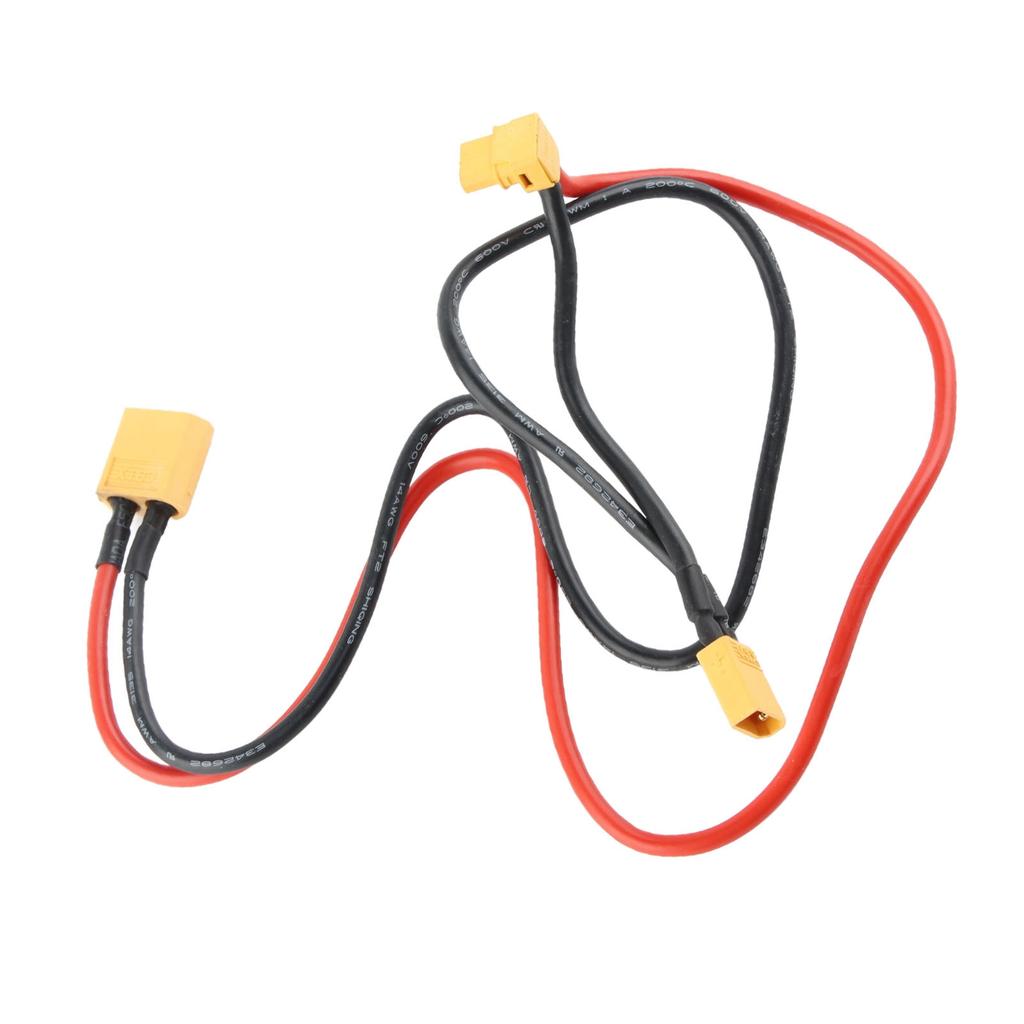 AWM14 Silicone Fireproof Power Adapter Cable XT60 Female To XT30 Elbow 90 Degrees Power Connector