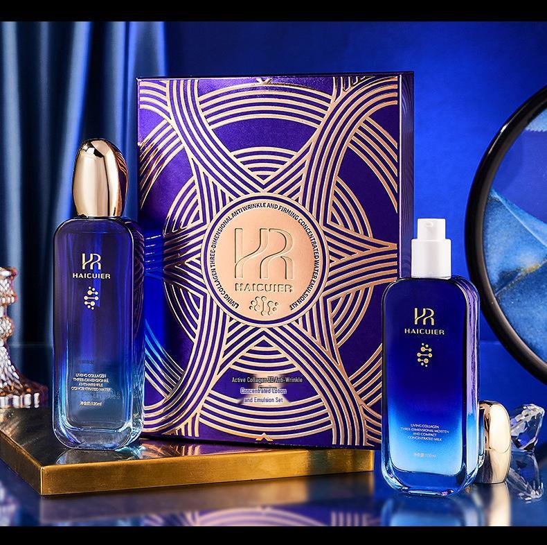 Haitui'er 3D Anti-Wrinkle Collagen Firming & Moisturizing Lotion Set